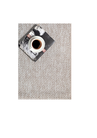 Elit Premium Sisal Jut Halı 1016 - Antrasit Hasır Dokuma Bej-krem Bej - Krem