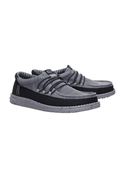 Hey Dude Wally Cru Stretch Canvas Erkek Terlik Gri