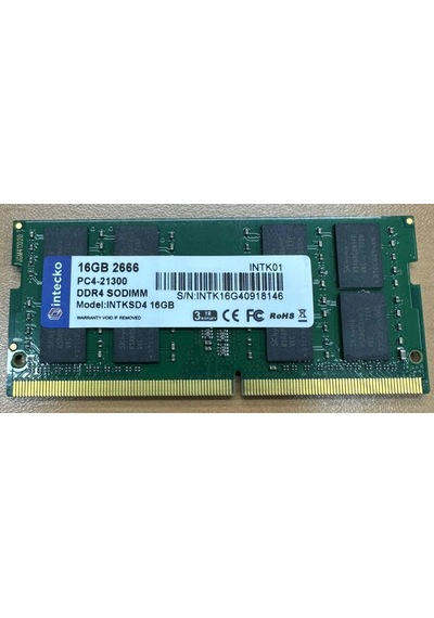Intecko 16gb Ddr4 2666mhz Skhynix Chip Notebook Ram Intksd4