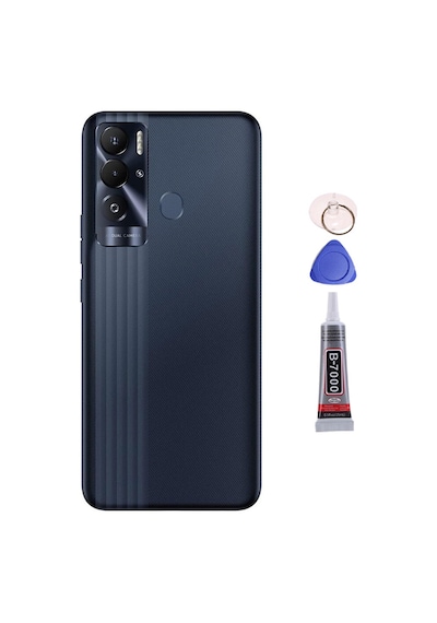 Tecno Tecno Pova Neo Le6h Gri Arka Kapak Batarya Kapağı Pil Kapağı Yapışkan Ve Sökme Aparatıyla Beraber Full Set Gri