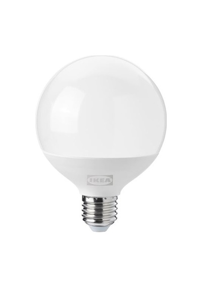 Ikea Solhetta Led Ampul E27, Küre Opal Beyaz, 1521 Lm, Reostalı