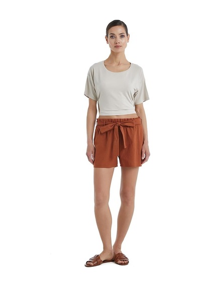Blackspade Kadın Kısa Kol Şortlu Tarçın Pijama Takımı C7t9n3o06- 001