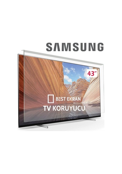 Samsung Uyumlu Led Tv 43" İnç 108cm Smart Crystal Uhd 4k-8k Televizyon Tv Ekran Koruyucu
