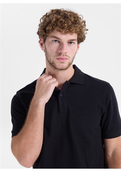 Dockers Siyah Erkek Regular Fit %100 Pamuk Polo T-shirt D261002