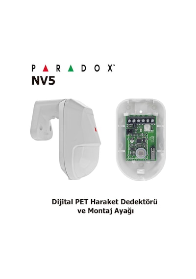 Paradox Nv5 Dijital Pet Haraket Dedektörü Ve Montaj Ayağı