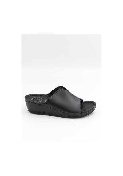 Bento 15069 Siyah 36-41 Anatomik Dolgu Kadın Terlik