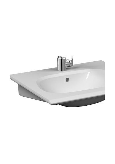 Vitra Frame 5707b403-0001 Etajerli Lavabo, 60 Cm, Vitra Clean, Beyaz Çok Renkli