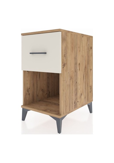 Kronos Komodin Tek Çekmeceli 44x59x80 Çam-aytaşı Çam