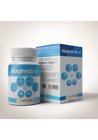 Magmeda 6 Magnezyum Complex 60 Tablet