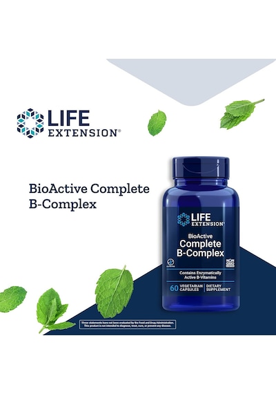 Bioactive Complete B-complex Takviye Edici Gıda 60 Kapsül