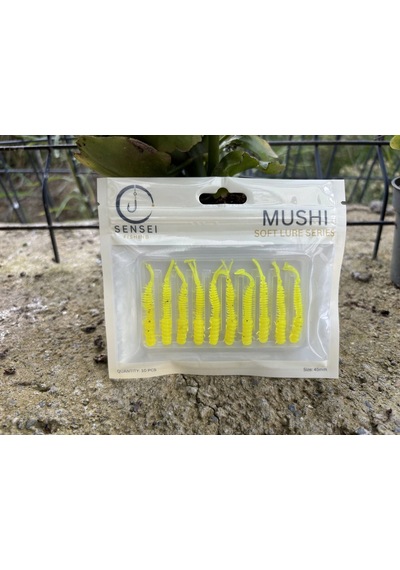 Sensei Mushi 4.5 Cm Lrf Silikon Yem Renk: Sm-yellow Uv