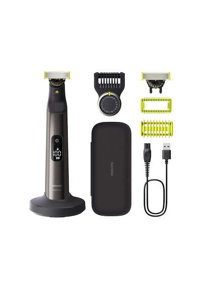 Philips Oneblade Pro 360 Yüz Ve Vücut - Elektrikli Tıraş Makinesi, Düzeltici Ve Vücut Bakım Seti, 2x 360 Bıçak, Hassas Tarak, 2x Vücut Aparatı, Seyahat Çantası, Şarj İstasyonu, Yüz Ve Vücut İçin Qp6652/30 Philips Oneblade Pro 360 Yüz Ve Vücut - Elektrikli Tıraş Makinesi, Düzeltici Ve Vücut Bakım Seti, 2x 360 Bıçak, Hassas Tarak, 2x Vücut Aparatı, Seyahat Çantası, Şarj İstasyonu, Yüz Ve Vücut İçin Qp6652/30