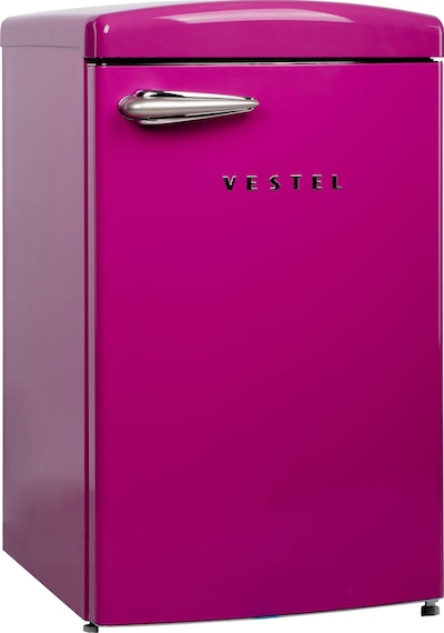 Vestel Retro SB14111 122 L Statik Buzdolabı Pembe