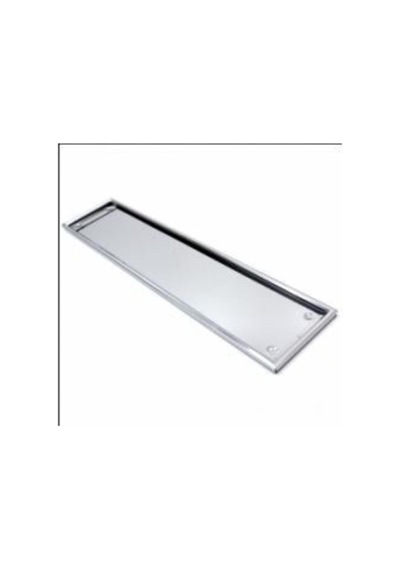 Paslanmaz Metal Plaka Altlığı Krom Plakalık 2 Adet, İntoltrare472