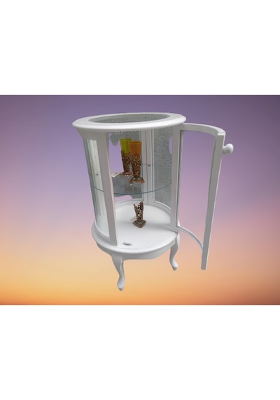 Bengimobilya Gümüşlük Yuvarlak Model 78 Cm Parlak Beyaz Kayın Lükens Aslan Aya (482392572) Bengimobilya Gümüşlük Yuvarlak Model 78 Cm Parlak Beyaz Kayın Lükens Aslan Aya (482392572)