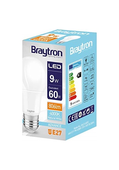 Braytron 9w Led Ampul E-27 6500k Beyaz
