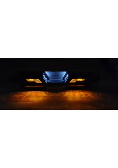Ducki Ford Ranger 2012-2022 Ledli Demir Arka Tampon V2