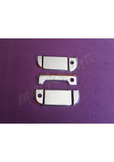 Woc Chrome Vw T4 Caravelle Krom Kapı Kolu 1995-2003 3 Kapı 7 Parç