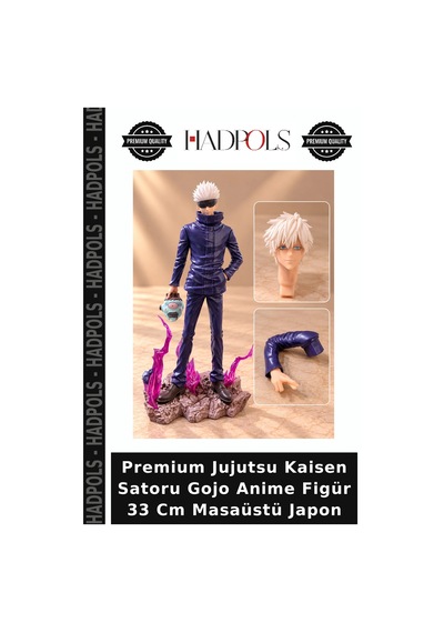 Premium Jujutsu Kaisen Satoru Gojo Anime Figür 33 Cm Masaüstü Japon
