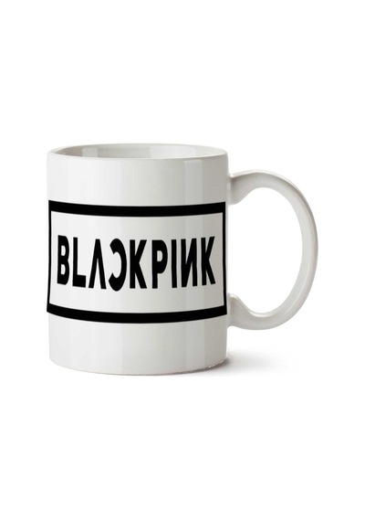 Blackpink Siyah Yazı.png İki Tarafı Baskılı Kupa Bardak Çok Renkli