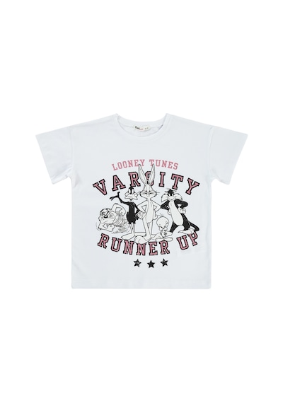 Looney Tunes Kız Çocuk Tişört 10-13 Yaş Beyaz 18849182124s3 Beyaz