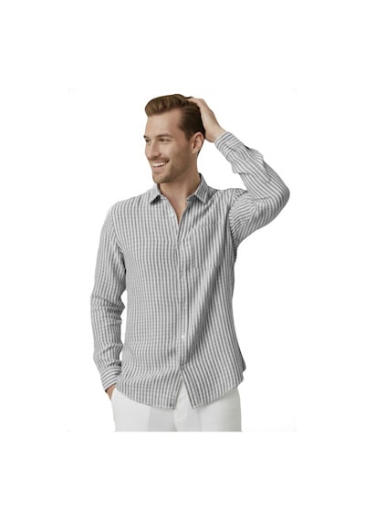 Deepsea Gri Slim Fit %100 Pamuk Çizgili Erkek Gömlek Cepli Yazlık Yeni Sezon Gömlek 2602627 Gri Deepsea Gri Slim Fit %100 Pamuk Çizgili Erkek Gömlek Cepli Yazlık Yeni Sezon Gömlek 2602627 Gri