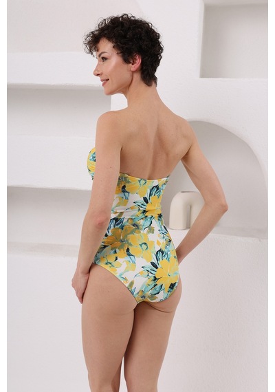 Lapıeno Kaplı Straplez Mayo 4161 Flora