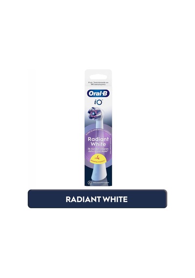 Oral-B iO Radiant White Beyaz Diş Fırçası Yedek Başlığı 4 Adet