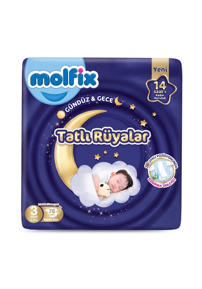 Molfix Bebek Bezisweet Dreamsmidi 3 Numara 84'lü