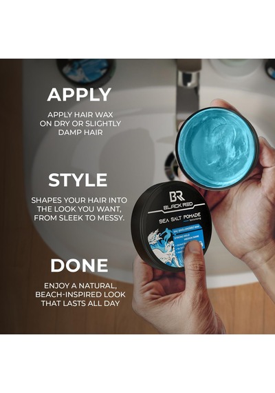 Wax Saç Şekillendirici Wax Sea Salt Pomade Deniz Tuzlu Güçlü Tutuş - 120 Ml