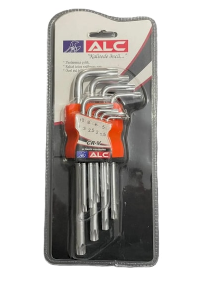 Alc 9 Parça Torx Yıldız Alyan Seti