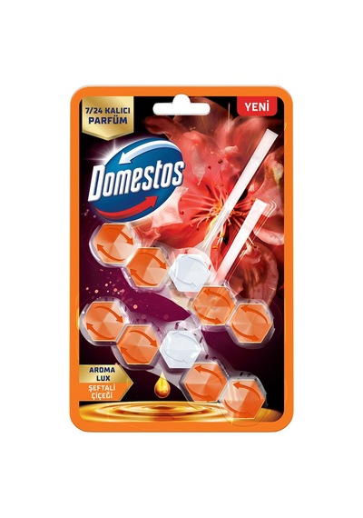 Domestos Wc Blok Lux Şeftali Çiçeği 2 X 50 G - 6 Adet Tarı