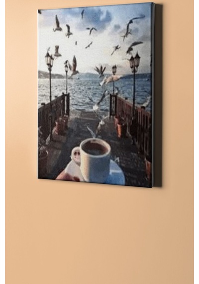 Webstyle Sayılarla Boyama Seti Kasnaklı Iskelede Kahve 50 X 65 Cm