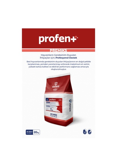 Vioment Profent 20 Kg -Besi Hayvanları İçin; Profesyonel Destek-