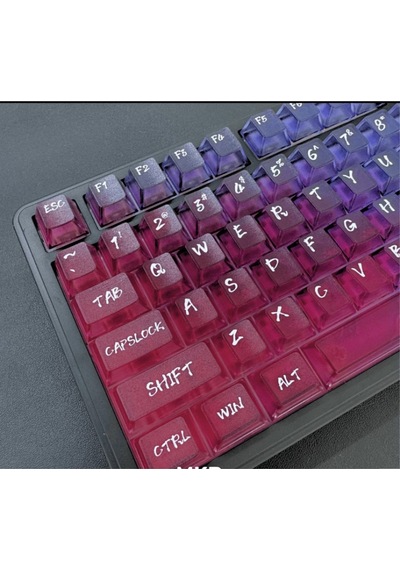 Nebula Bulutu Keycaps Renkli Sisli Mekanik Rgb Klavye Tuş Takımı