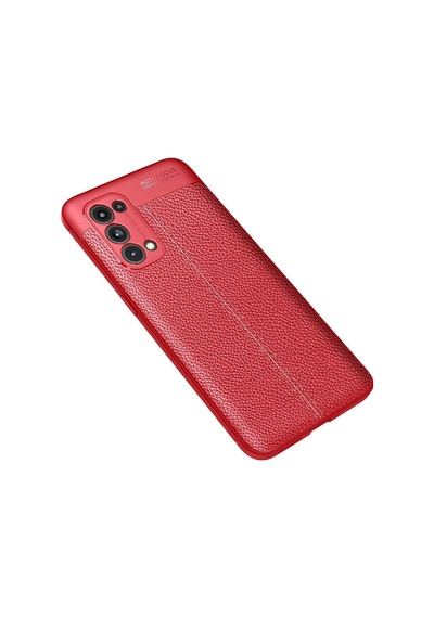 Newface Oppo Reno 5 Pro Kılıf Auto Focus Kapak Semeglbl - 69 - Kırmızı
