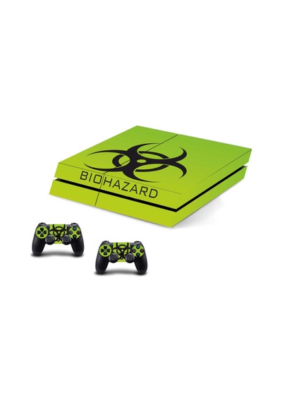 PS4 Fat Biohazard Sticker Seti