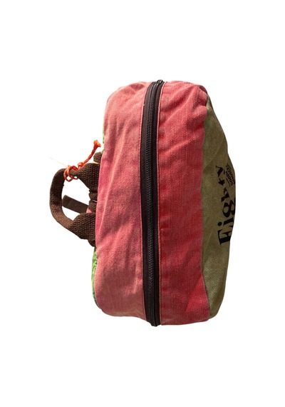 Old Cotton Cargo Kaliteli Vintage Tek Gözlü Disayn Sırt Gezi Çantası Kc Harley Bag 5097 Açık Mavi