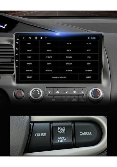 Honda Civic Fd6 Android Multimedya 2gb/32gb 10 İnc Hd Ips Carplay