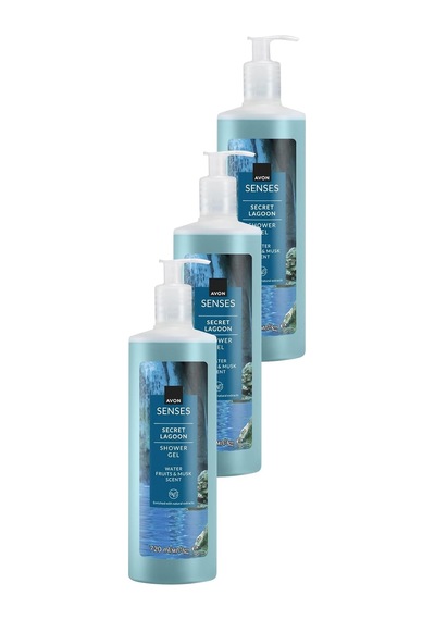 Senses Secret Lagoon Duş Jeli 720 Ml. Üçlü Set Diğer