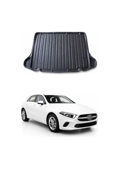 Mercedes A Serisi Hb W177 2018+ Uyumlu Araca Özel Kauçuk Tpe Bagaj Havuzu Siyah