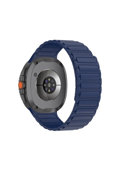 Lexroo Galaxy Watch 8 Krd-146 Silikon Kordon Strap Kayış - Midnight Blue