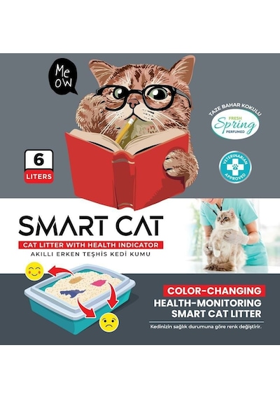 Smart Cat Akıllı Erken Teşhis Kedi Kumu 6 L