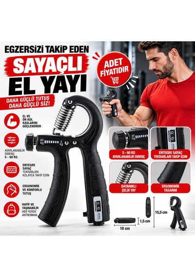 Egzersizi Takip Eden Sayaçlı El Yayı Adet Fiyatıdır