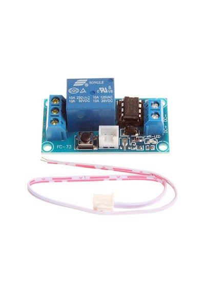 Butonlu Röle Modülü 12V 10A