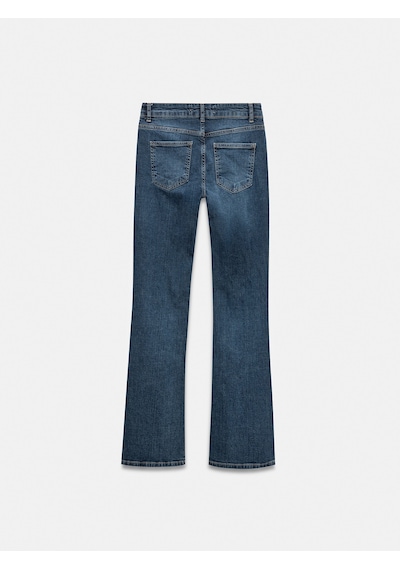 Dilvin 72277 Düşük Bel Likralı Jean-mavi Mavi
