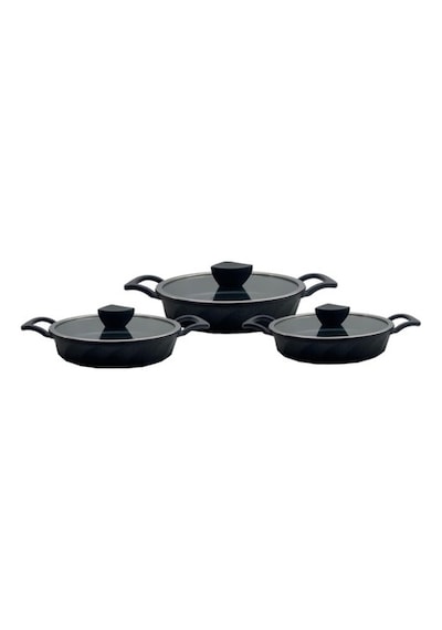 Amboss Vento 6 Parça Titanyum Kaplama Sahan Seti 18-20-22 cm