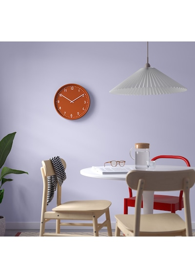 Ikea Bondıs Duvar Saati 38 Cm Turuncu