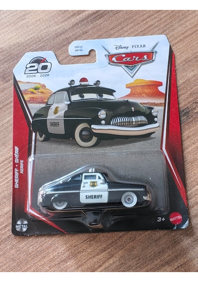 Disney Pixar Cars 20.yıl Özel Seri Sheriff Şerif Siyah