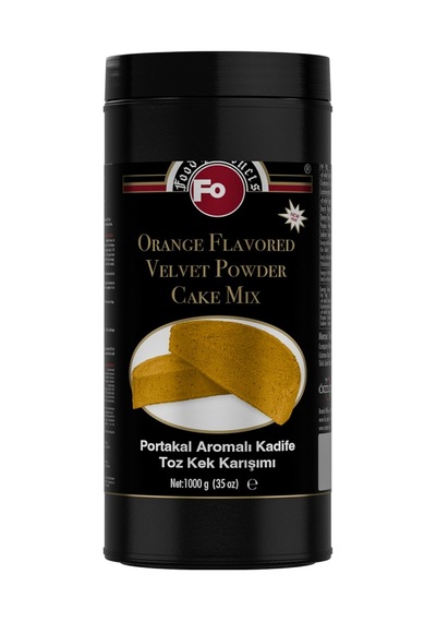 Portakal Aromalı Kadife Kek Karışımı 1 Kg